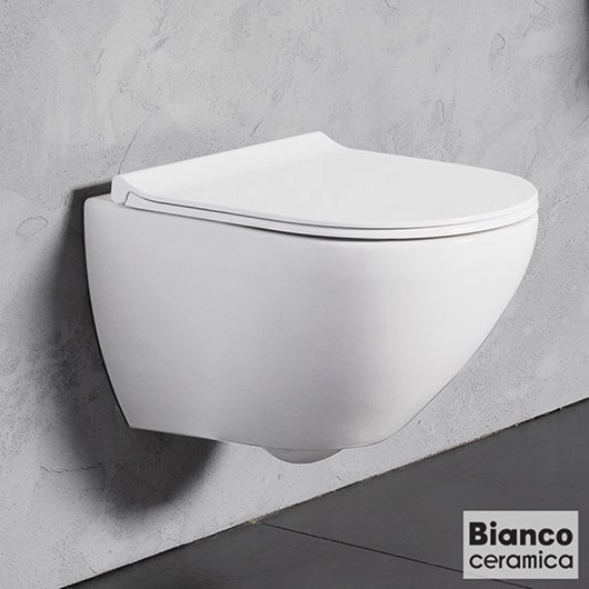 Bianco Ceramica Remo Λεκάνη Κρεμαστή Soft Close