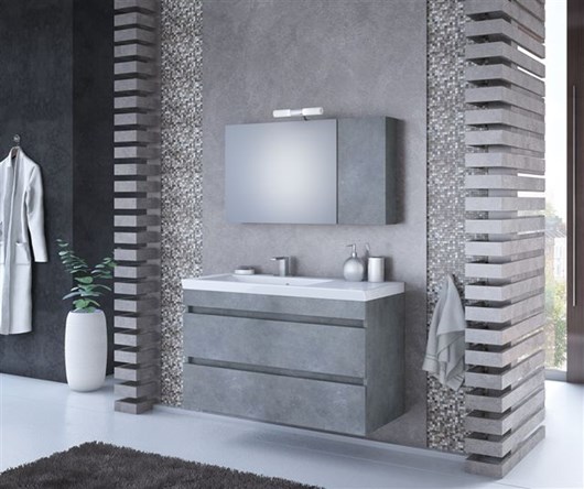 Drop Luxus 100 Granite Έπιπλο Μπάνιου Κρεμαστό 