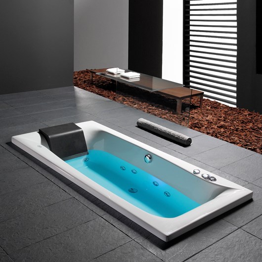 Carron Bathrooms Linea Carronite Μπανιέρα Ακρυλική με Υδρομασάζ 190x90cm