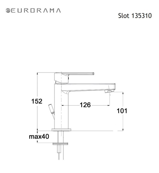Eurorama Slot 135310 Μπαταρία Νιπτήρος